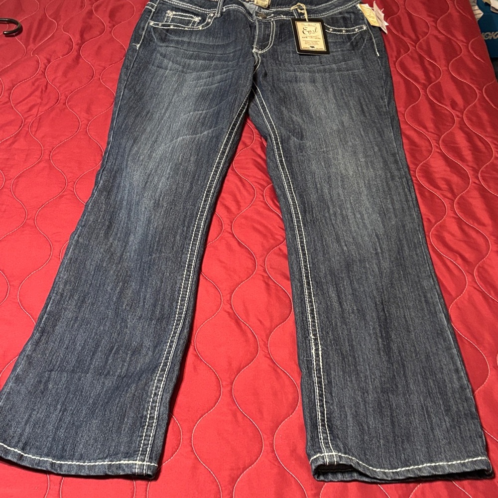 Earl Jeans Dark Blue Boot Cut Women's Jeans